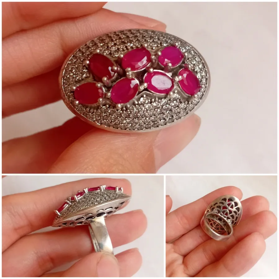 انگشتر زنانه یاقوت فاخر