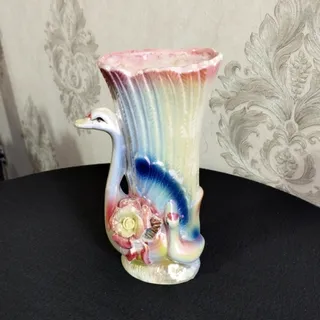 گلدان هفت رنگ مرمری