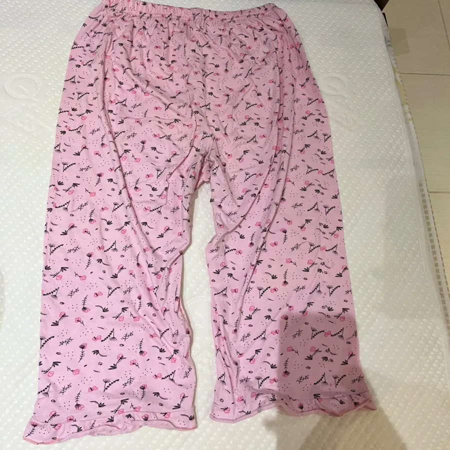 شلوارک گلگلی نخی پنبه ای