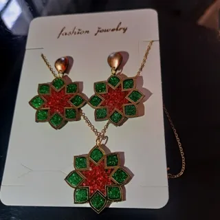 ست گردنبند گوشواره