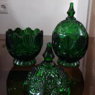قندان زینتی زمردی