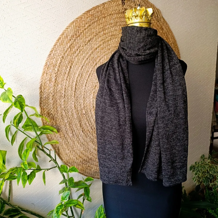 شال زمستونی مشکی
