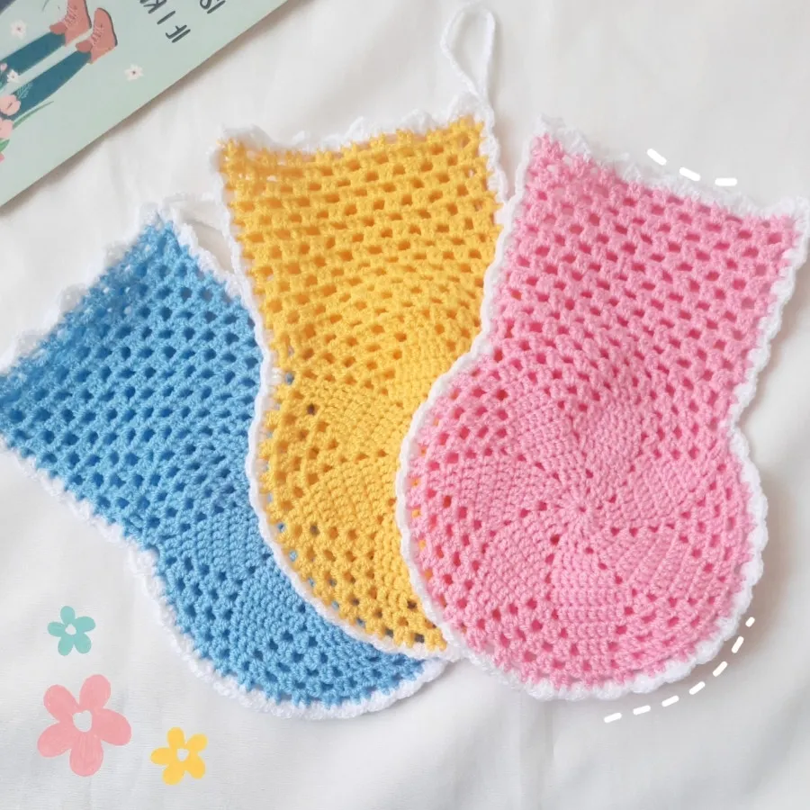 لیف حمام دستبافت طرح گل