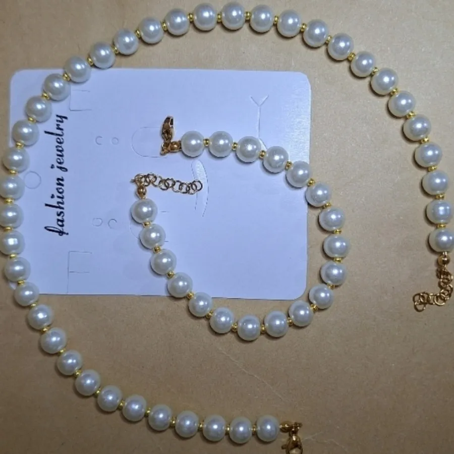 گردنبند مروارید سنگی