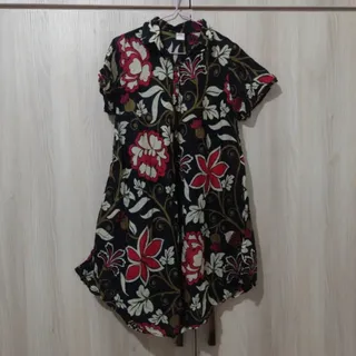 پیراهن آستین کوتاه گلدار