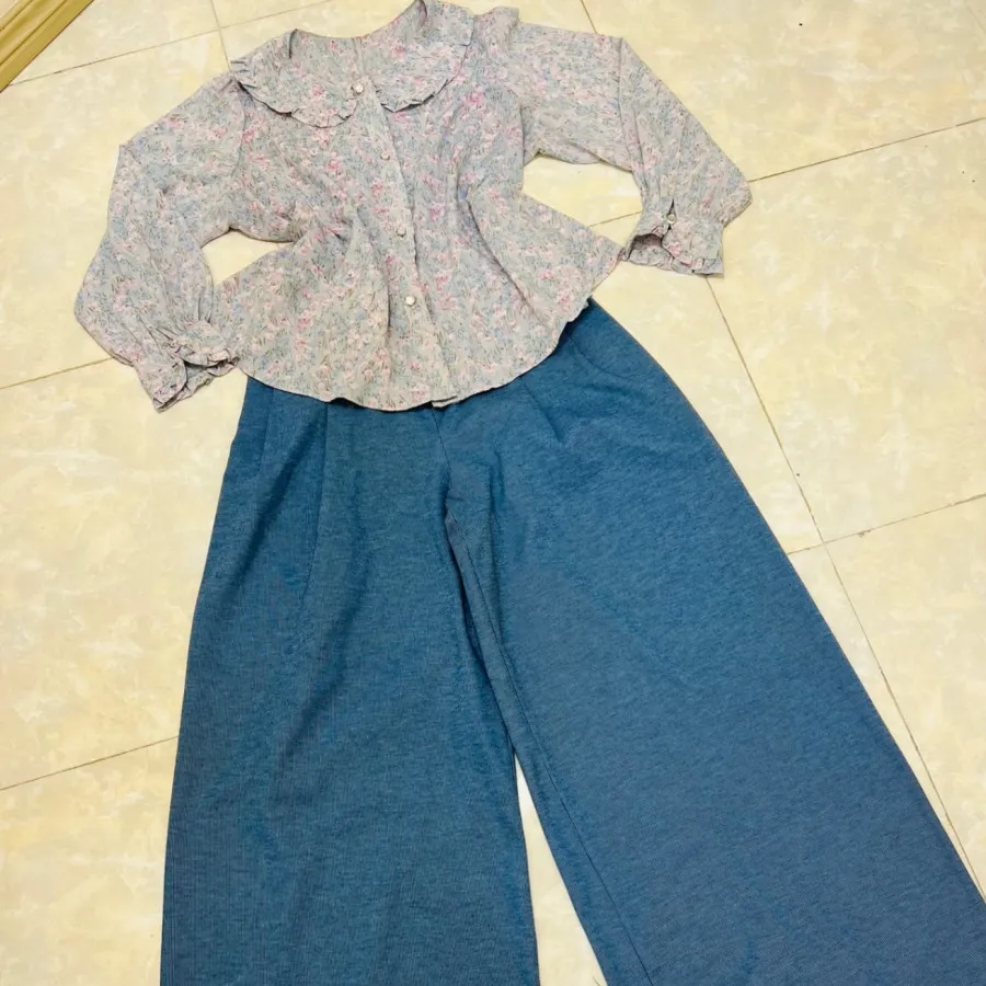 ست شومیز عروسکی و شلوارلی