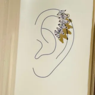 ایرکاف وحلقه گوش نقره iam