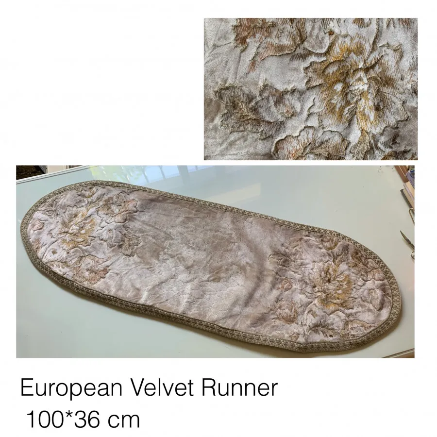 رانر مخمل گل برجسته