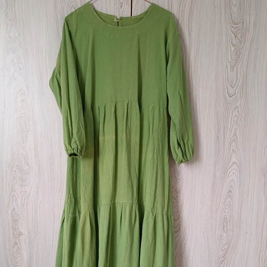 پیراهن بلند سبز