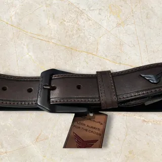 کمربند ترک مشکی قهوه ای