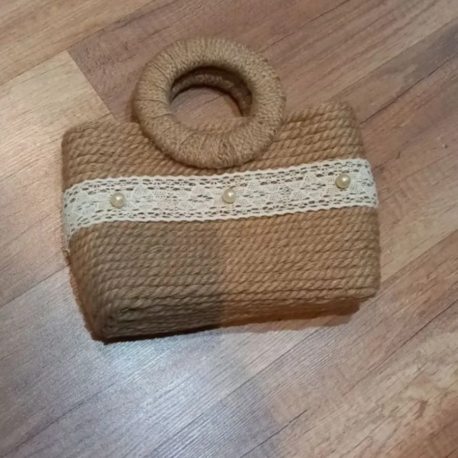 کیف حصیری شیک