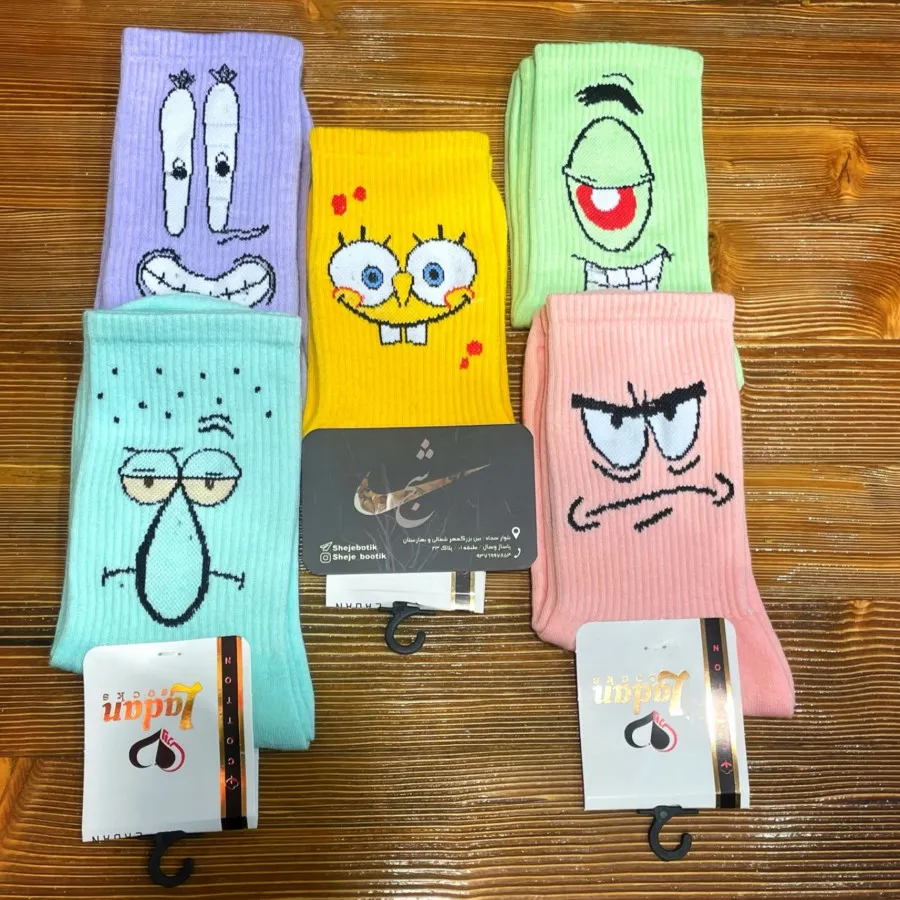 جوراب ساقدار کارتنی