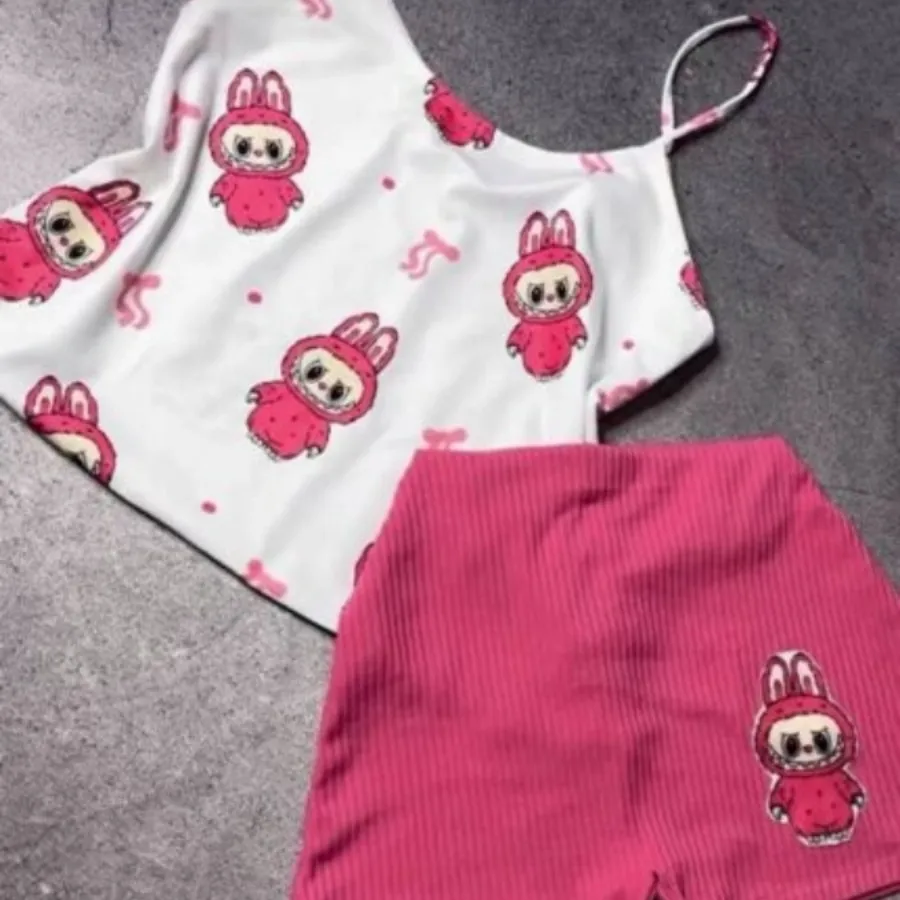 ست تاپ شلوارک لبوبو