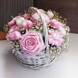 شمع دست ساز دکوری