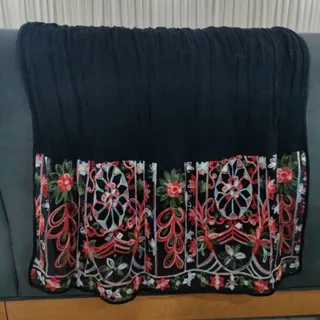 شال مجلسی مشکی و قرمز