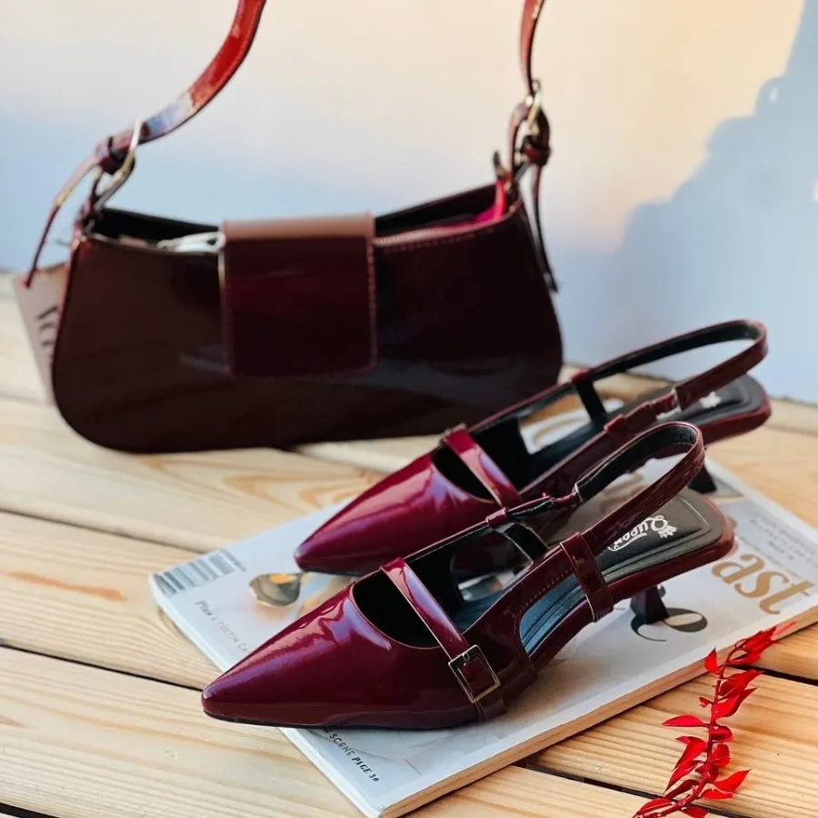 کفش زنانه پاشنه سه سانت