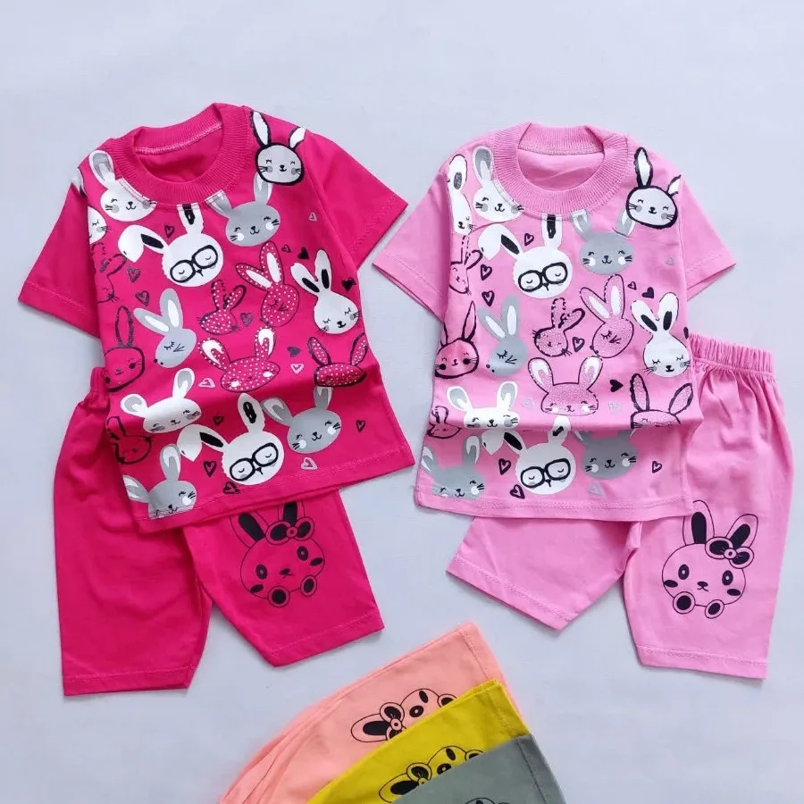 تیشرت شلوارک خرگوش نگینی