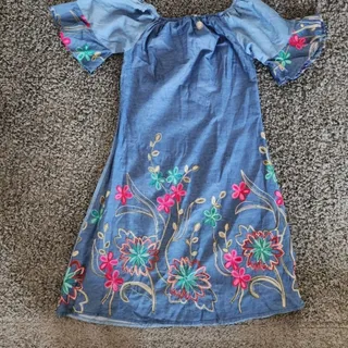 تونیک یقه دلبری گلدوزی