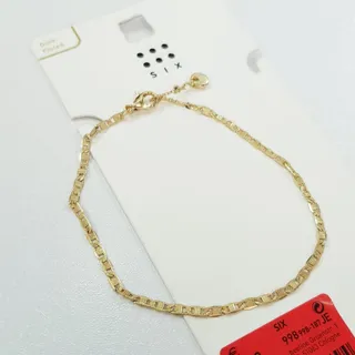 دستبند ظریف آبکاری طلا