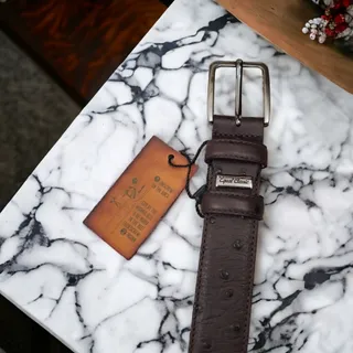 کمربند چرم ایتالیا باریک