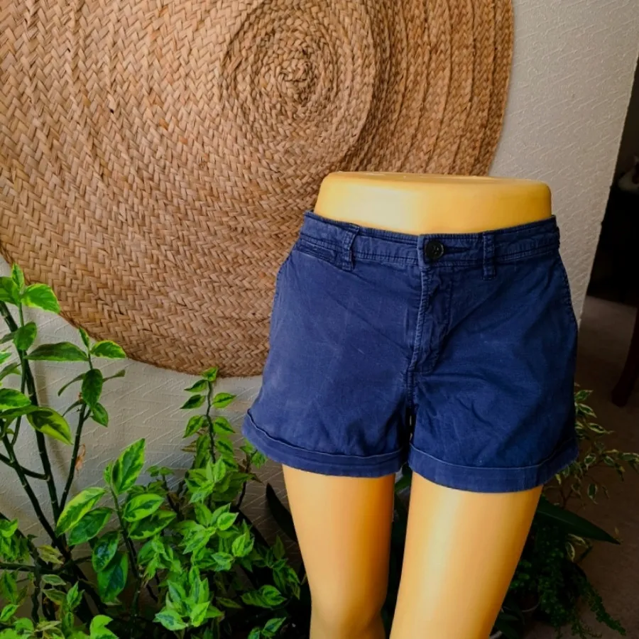 شلوارک جین سورمه ای