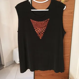 تاپ کرپ مشکی فری سایز