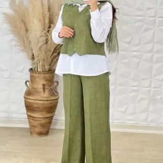 ست جلیقه و شلوار بگ نو