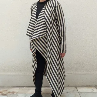 پالتو سفید مشکی