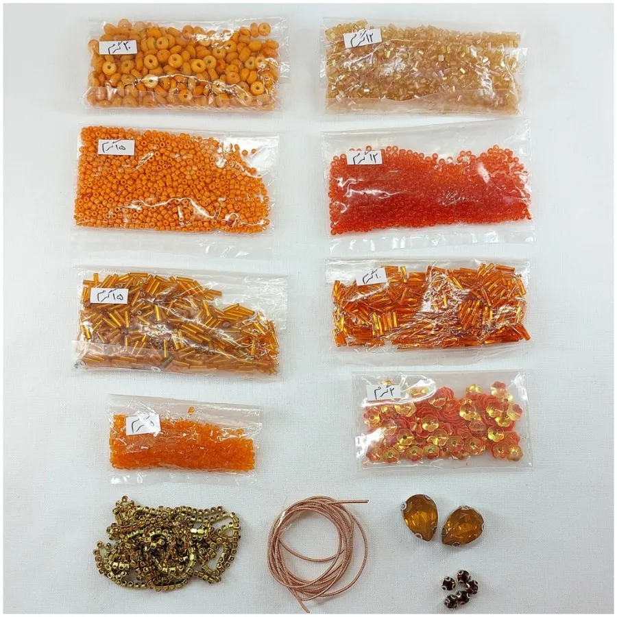 پک جواهردوزی نارنجی