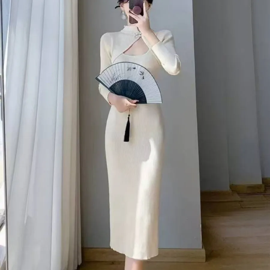 پیراهن بافت گرم بالا