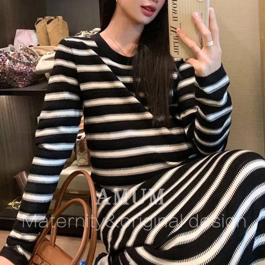 پیراهن بافت گرم بلند