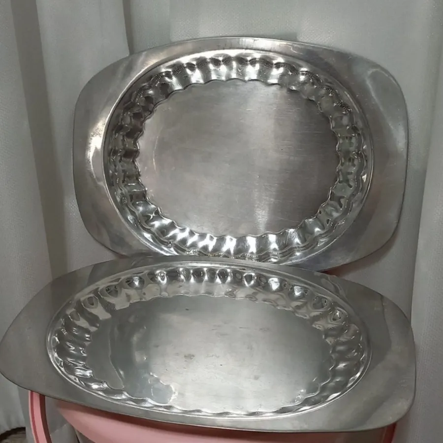 ظرف سرو سایزبزرگ استیل