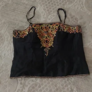 تاپ ابریشم  کارشده هندی