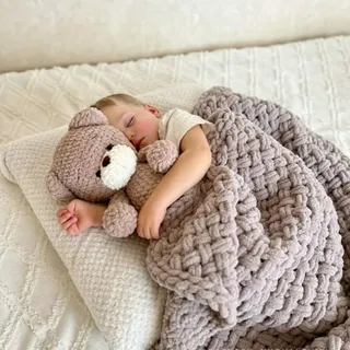 پتو نوزادی بافت