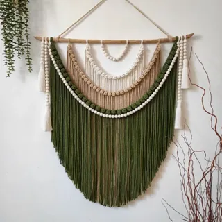 دیوارکوب مکرومه