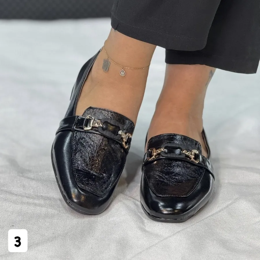 کفش مجلسی تخت زنانه ترک