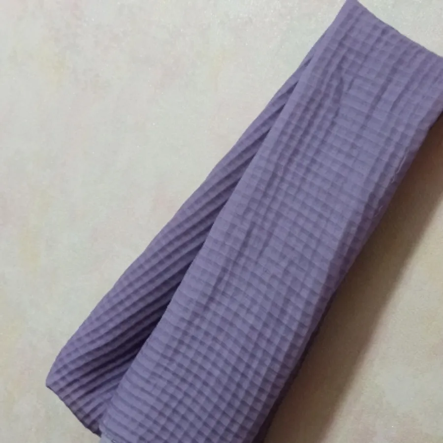 شال بنفش یاسی پلیسه مربع