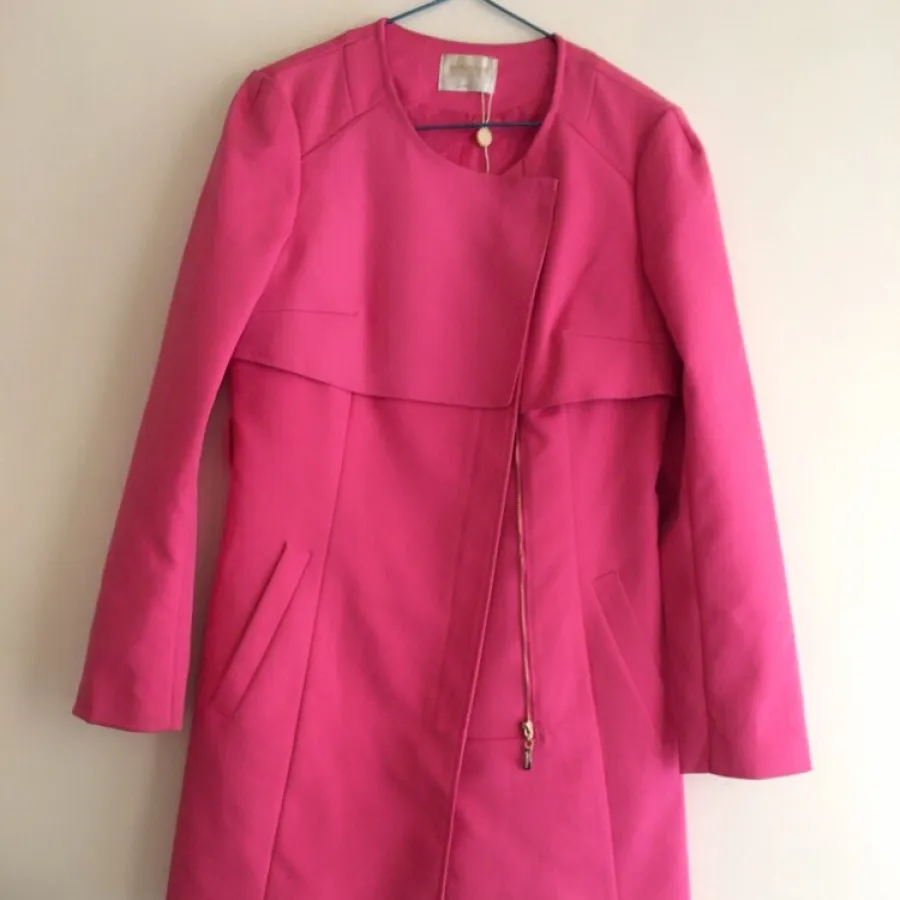 مانتو بارانی صورتی