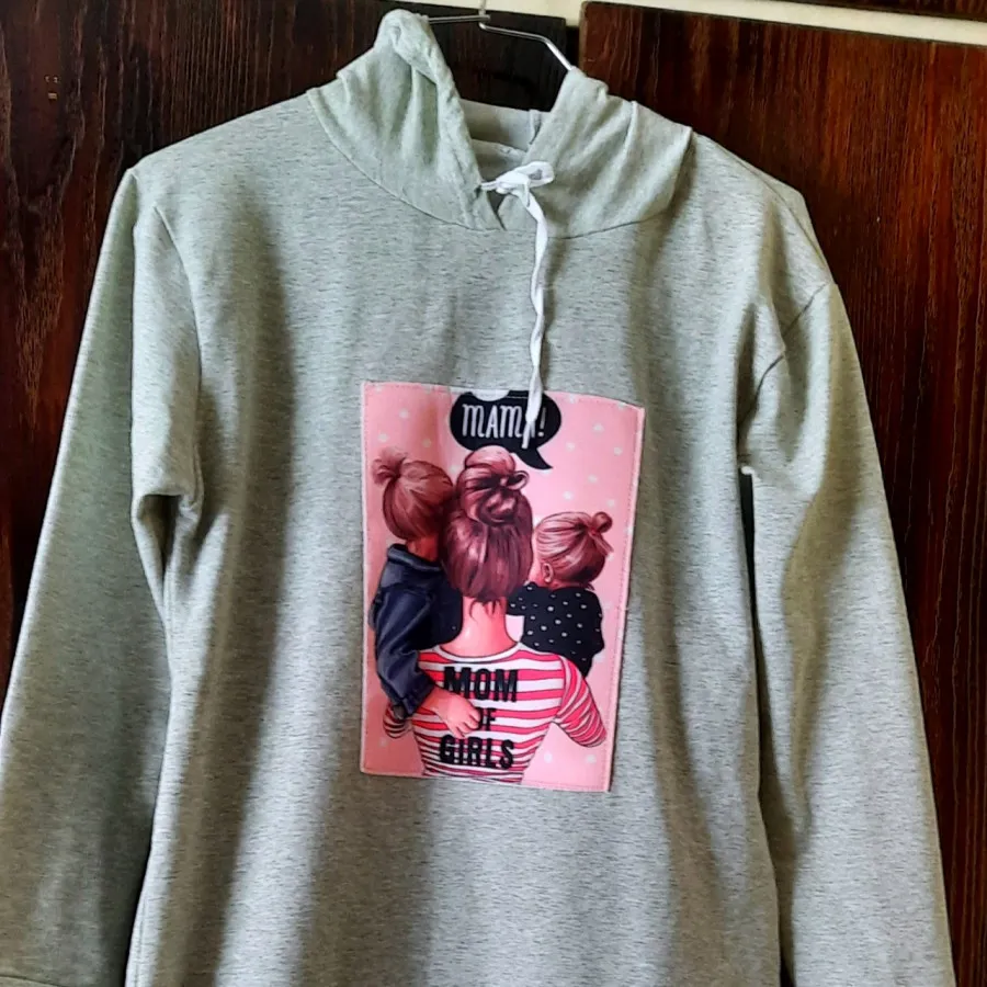 هودی زنانه طوسی