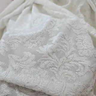 پارچه تور مخمل برجسته