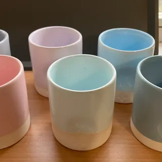 لیوان بدون دسته سرامیکی