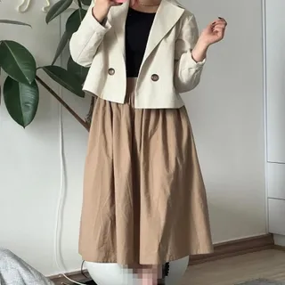 کت لینن کرم