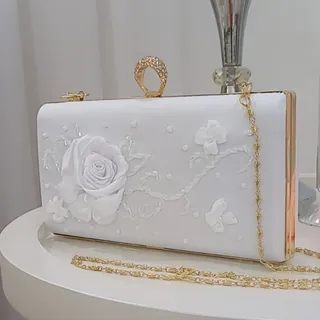 کیف روبا سفید مجلسی(عروس)