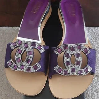 صندل بنفش طرح شنل