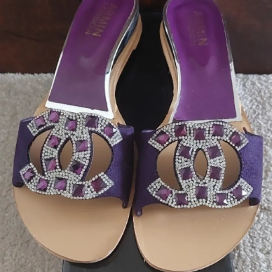 صندل بنفش طرح شنل