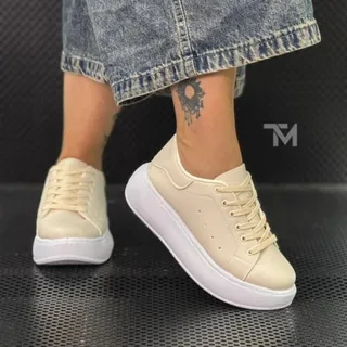 کفش کتونی جدید کرم