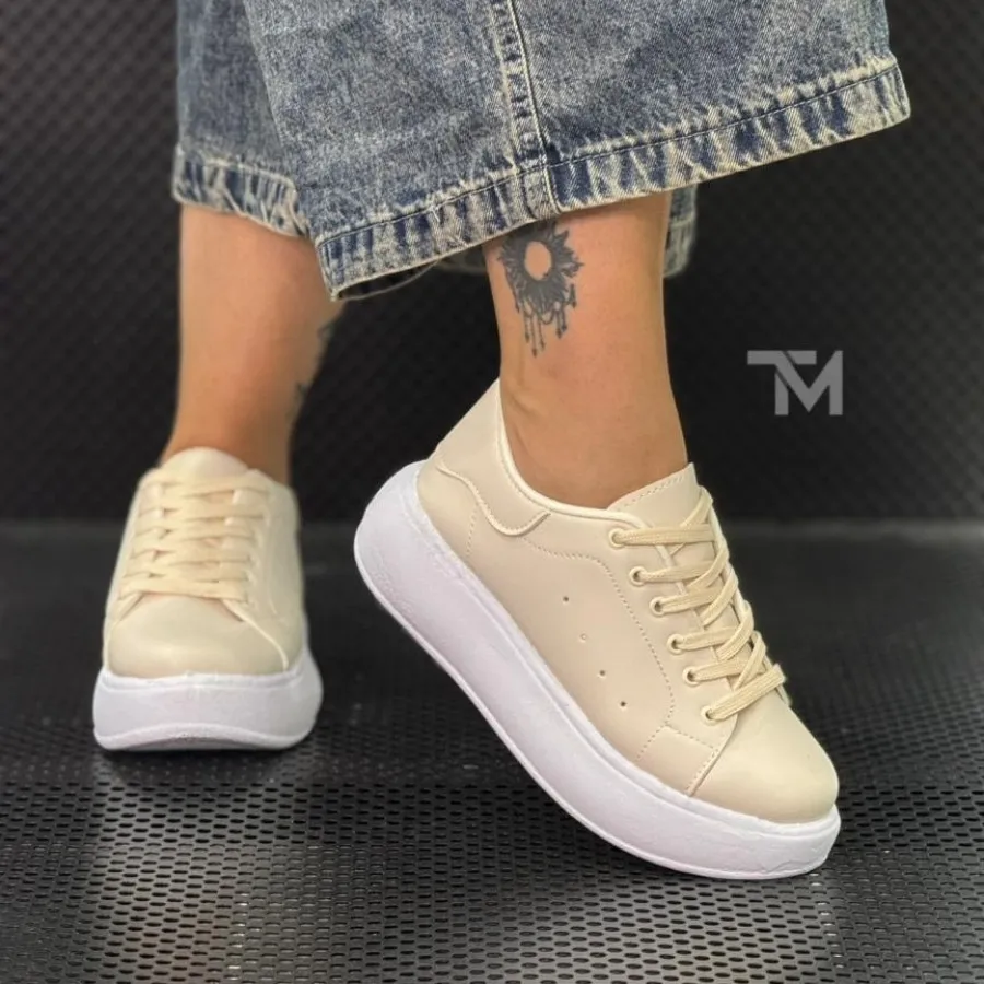 کفش کتونی جدید کرم