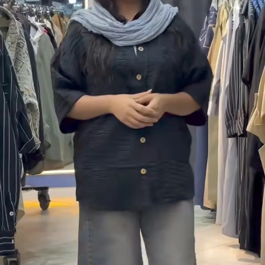 شومیز ساتن پلیسه