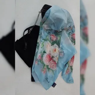 روسری آبرنگی ساتن