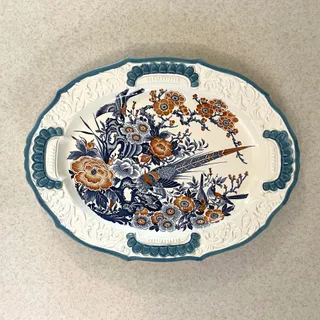 دیس گل و مرغی ژاپن قدیمی